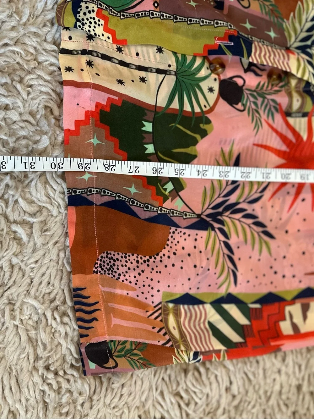 Farm Rio Mystic City Pajama Style Top - Picture 6 of 8